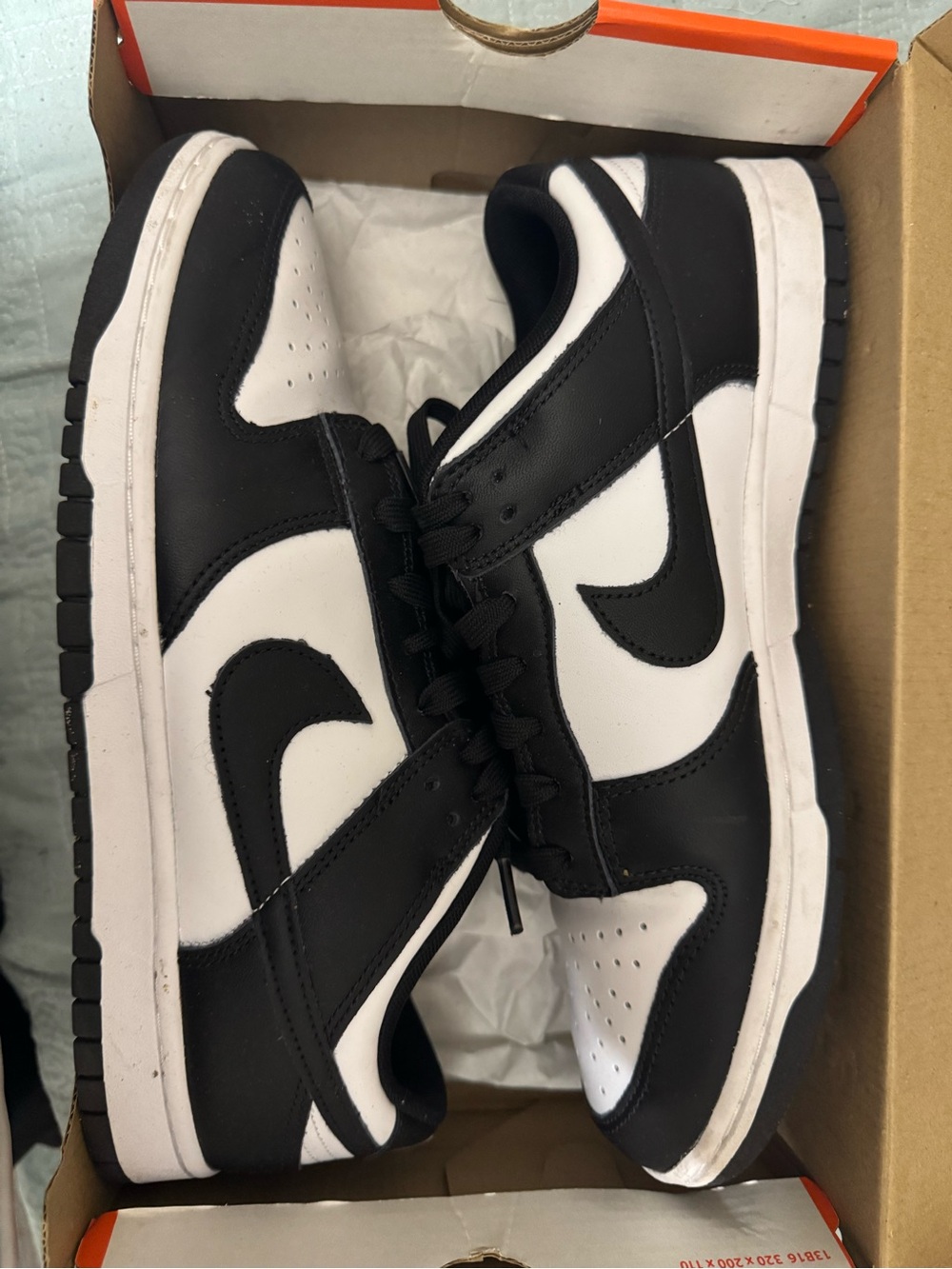 Black/White panda Nike Dunks - Men's
